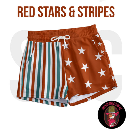 PREORDER Patriotic Women’s Shorts *3 Styles* (SHIPS TO ME: BEGINNING OF JULY)