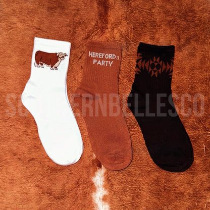 Hereford Crew Socks