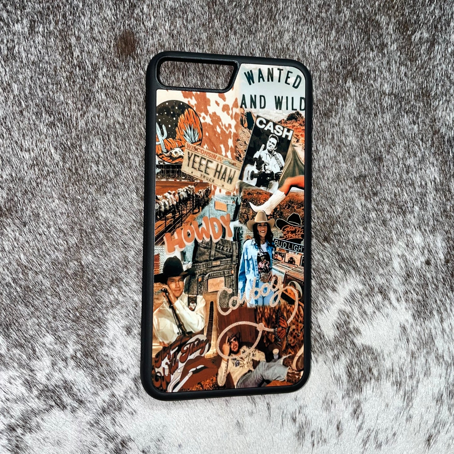 Howdy Cowboy Collage Phone Case